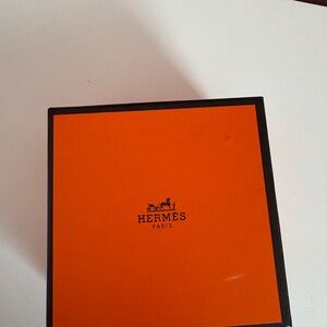 Hermès Orange and Black Branded Receipt and Card